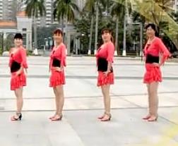 可爱玫瑰花广场舞 24步单双人圈圈舞 简单广场